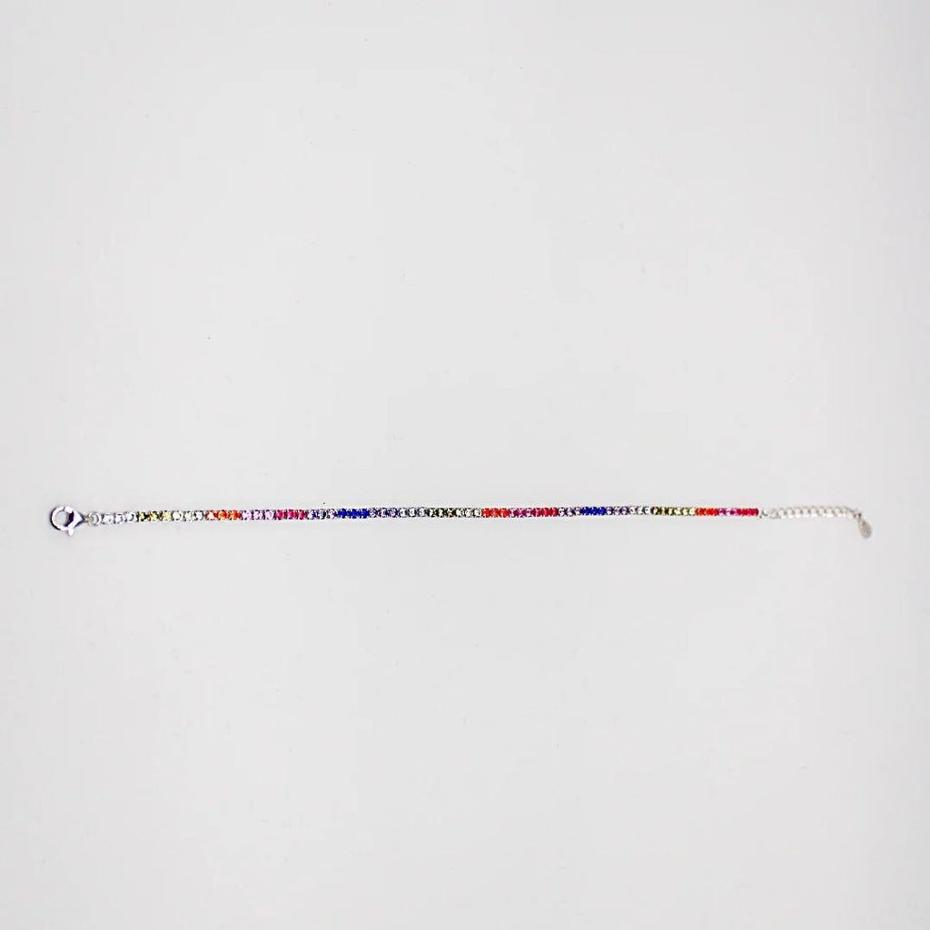 Tennis multicolor in argento 925