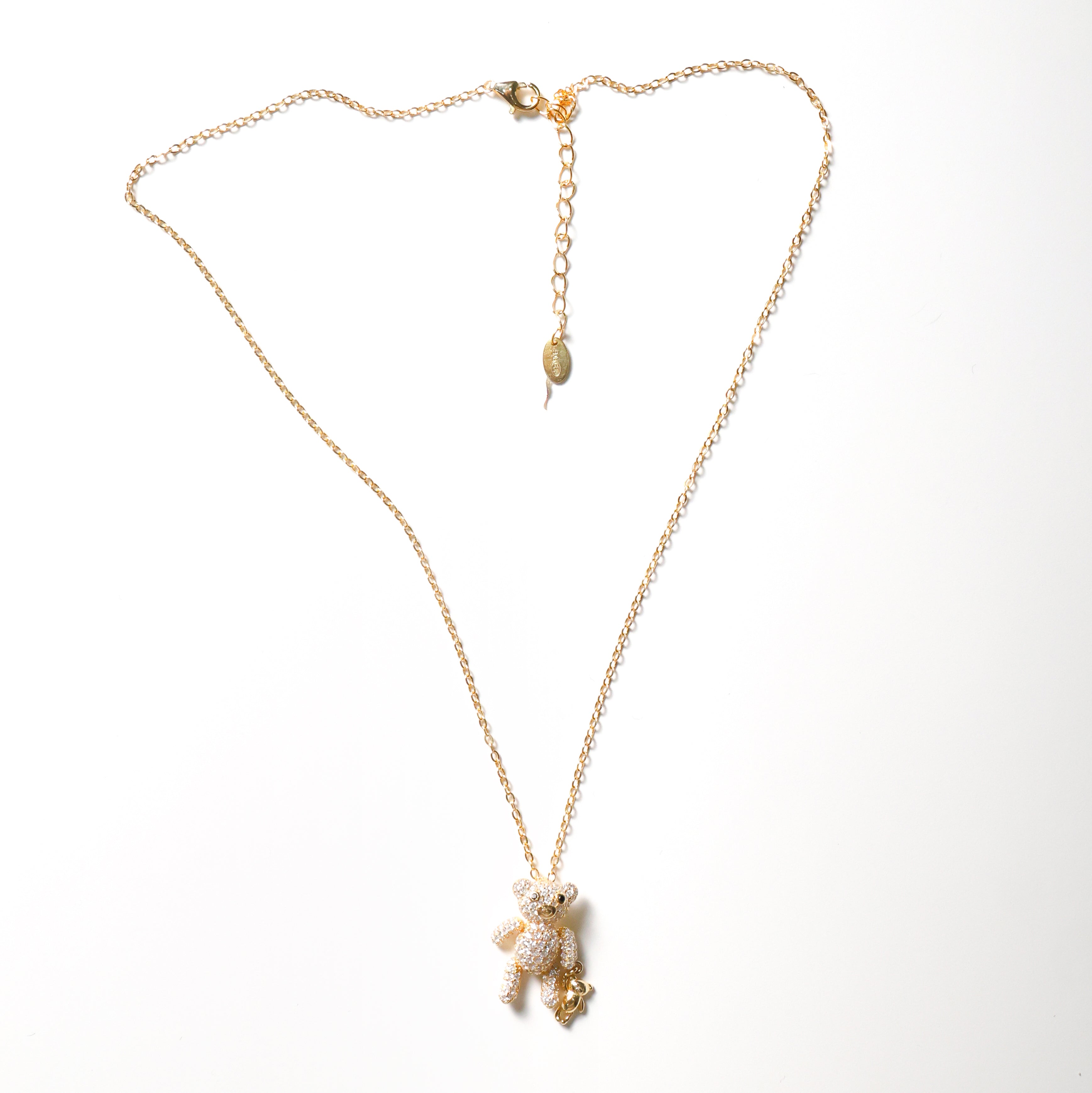 Collana in argento orsetto