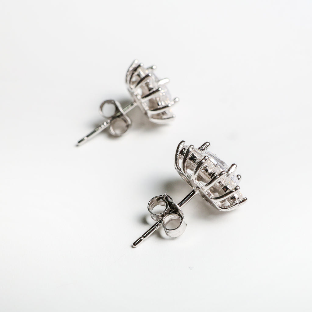 Orecchini in argento e pietra naturale