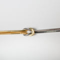 Bracciale nodo bicolor