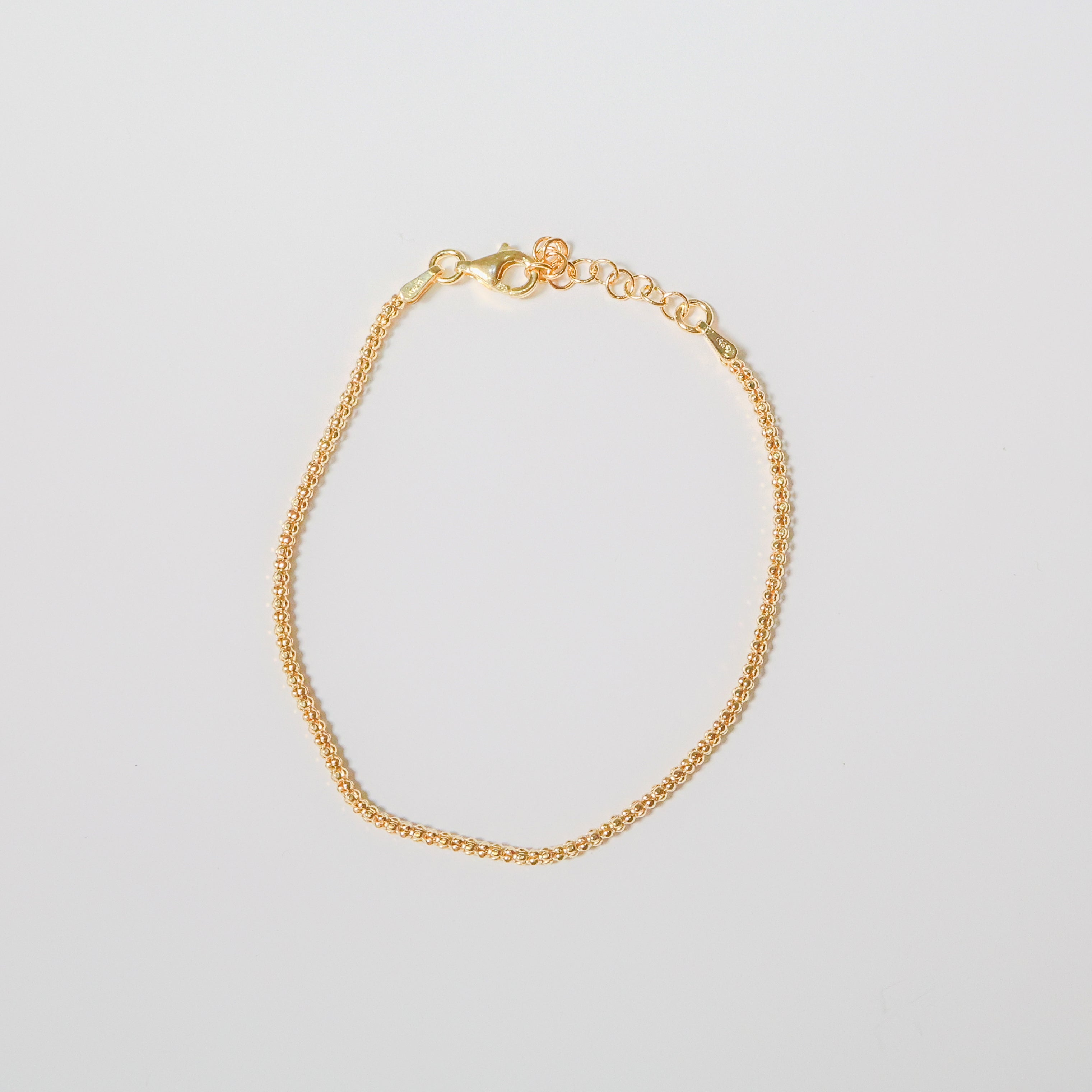 Bracciale in argento color oro