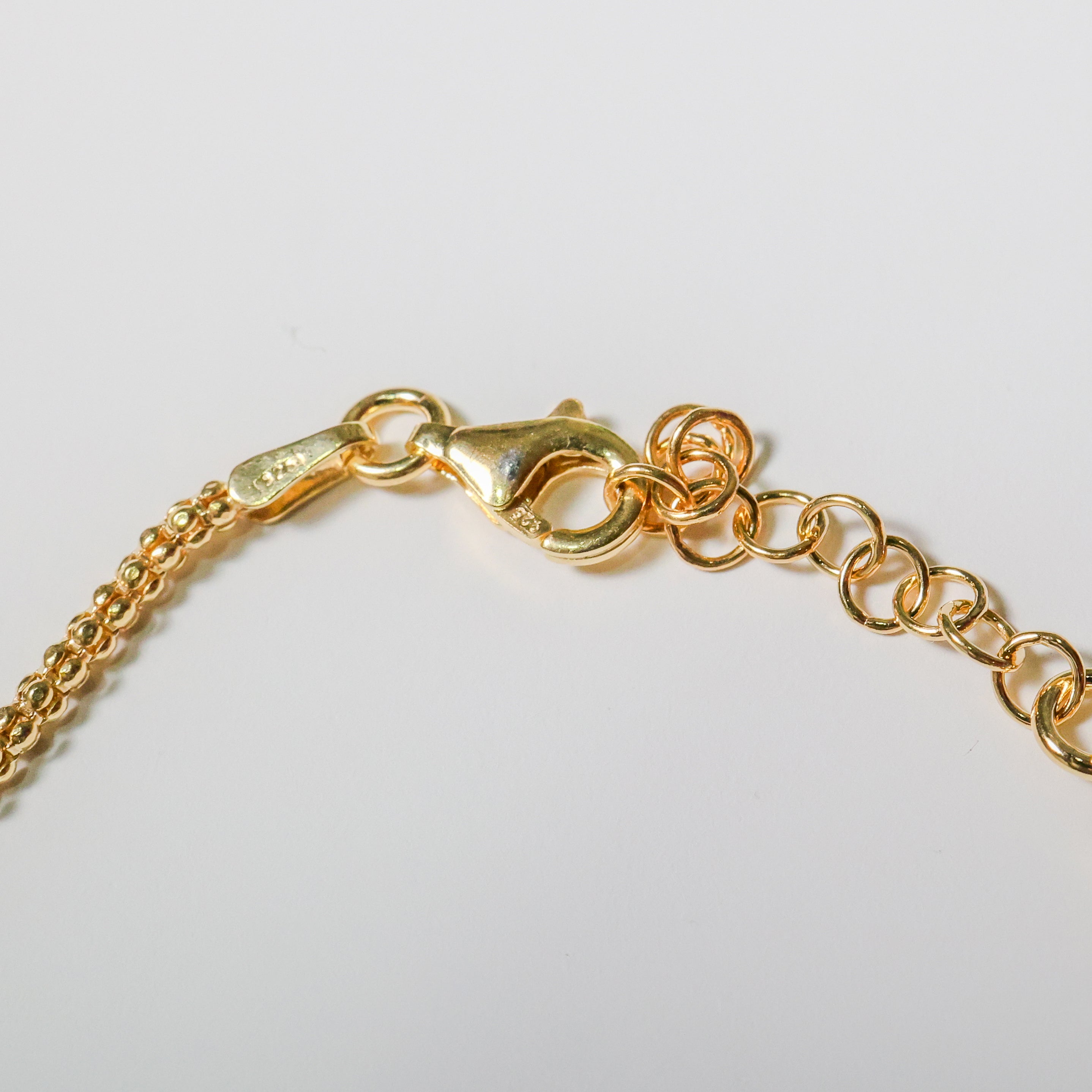 Bracciale in argento color oro