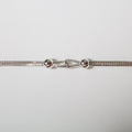 Bracciale nodo in argento con sfere