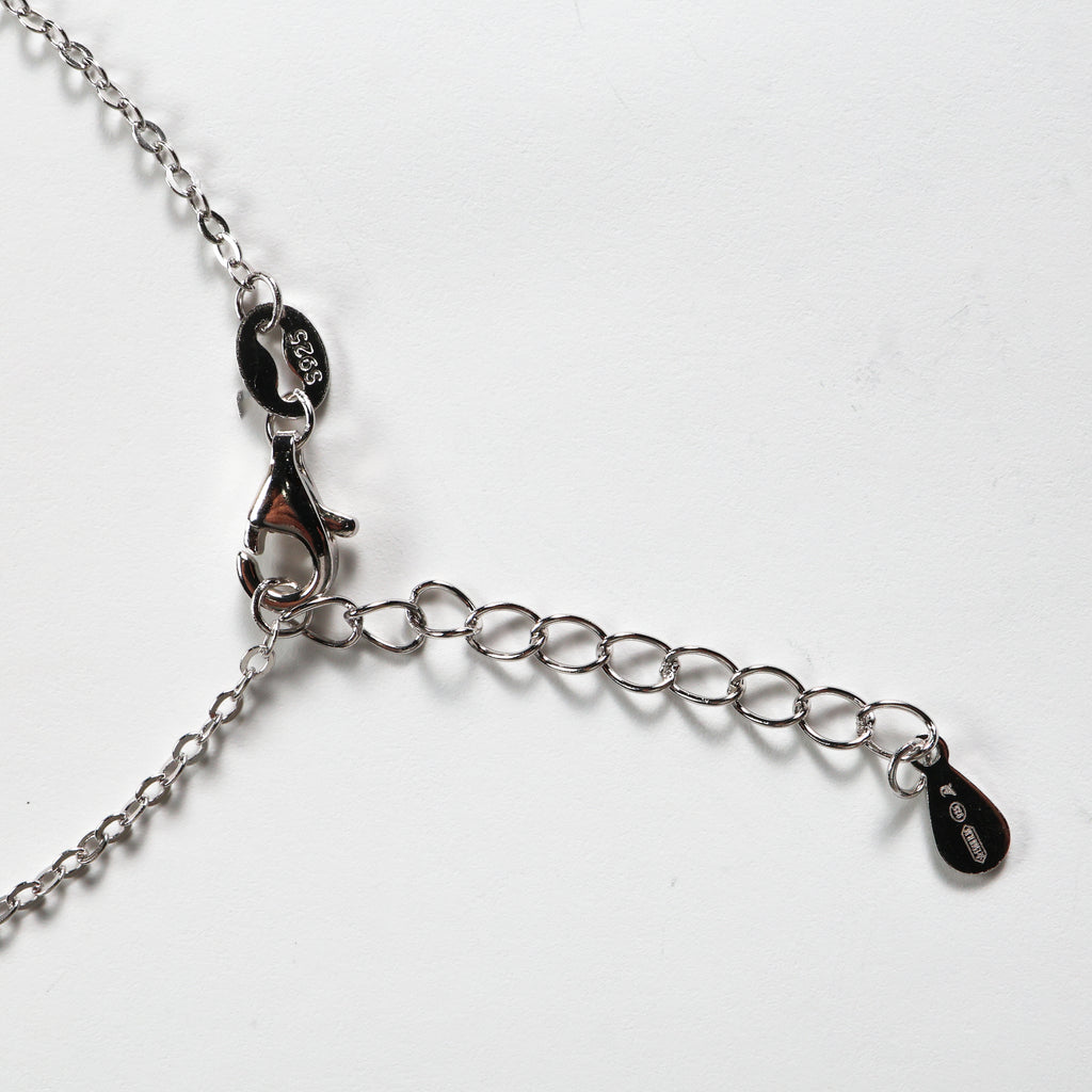 Bracciale argento catena con stella  e zirconi