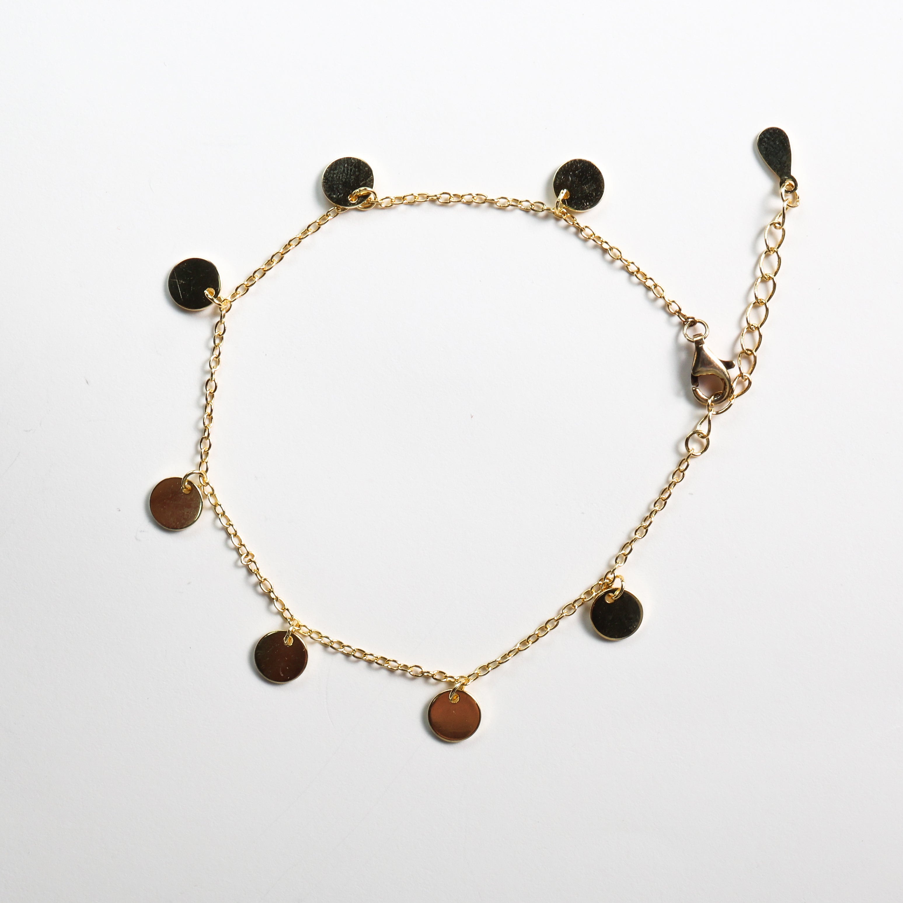 Bracciale argento con piccoli pendenti