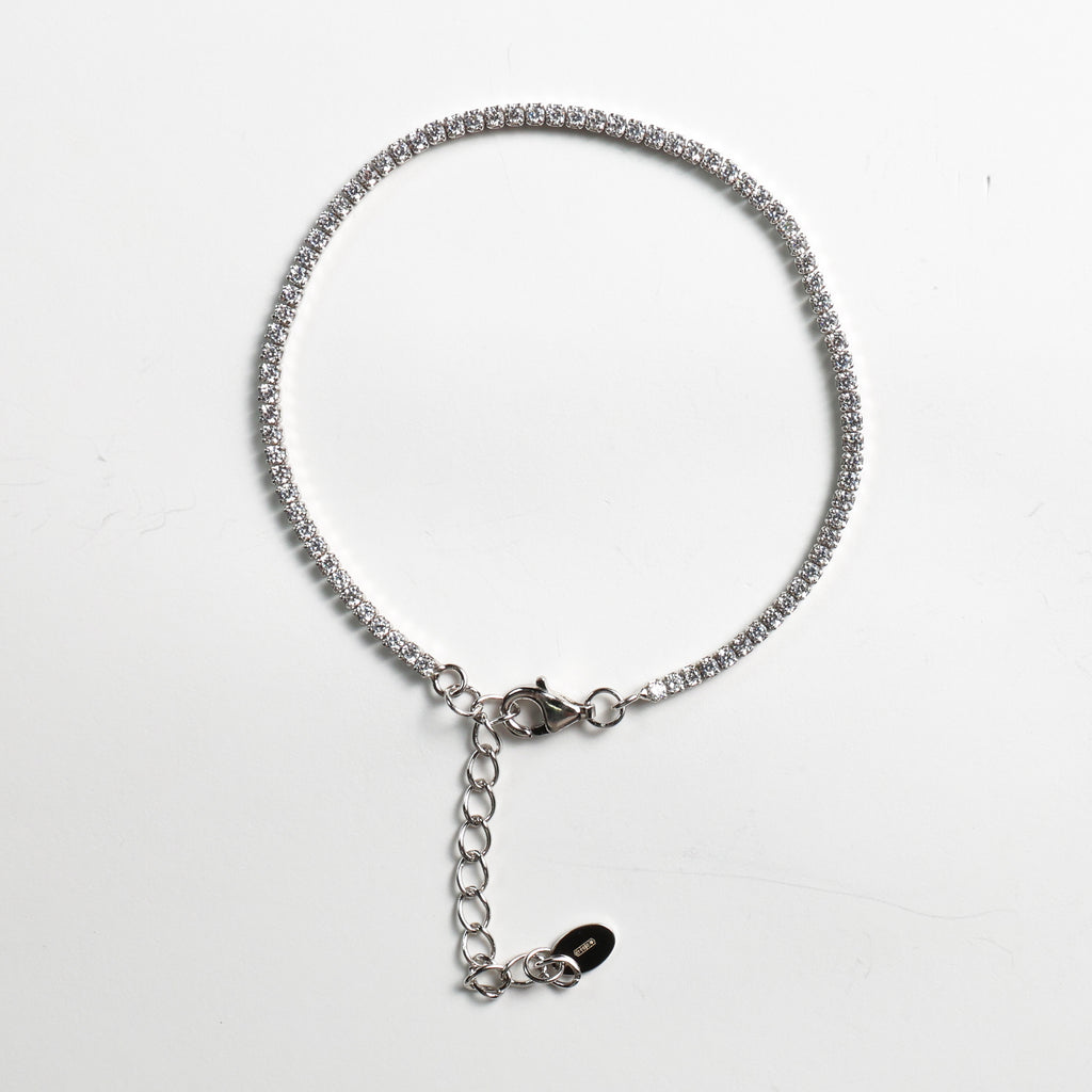 Tennis bianco in argento