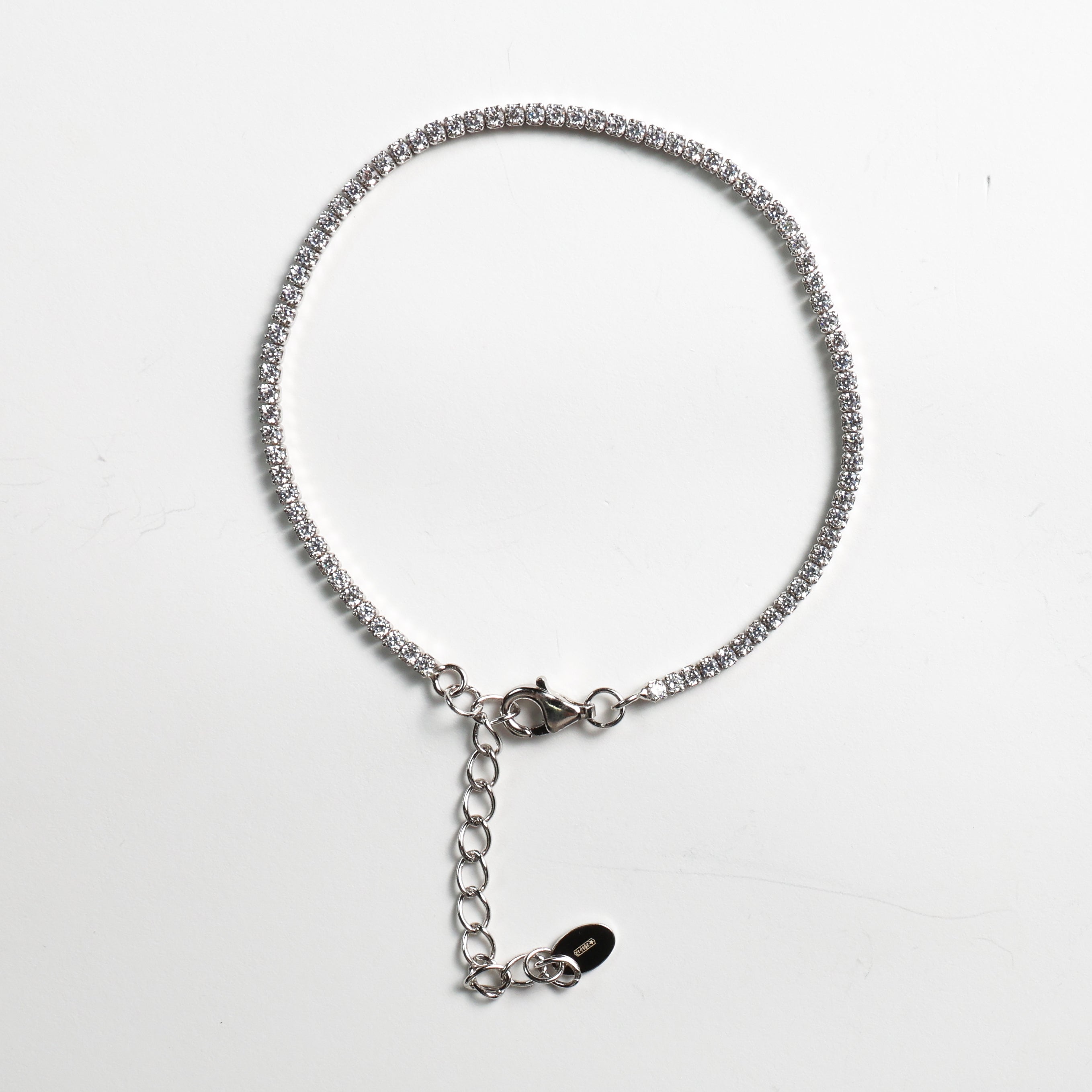 Tennis bianco in argento