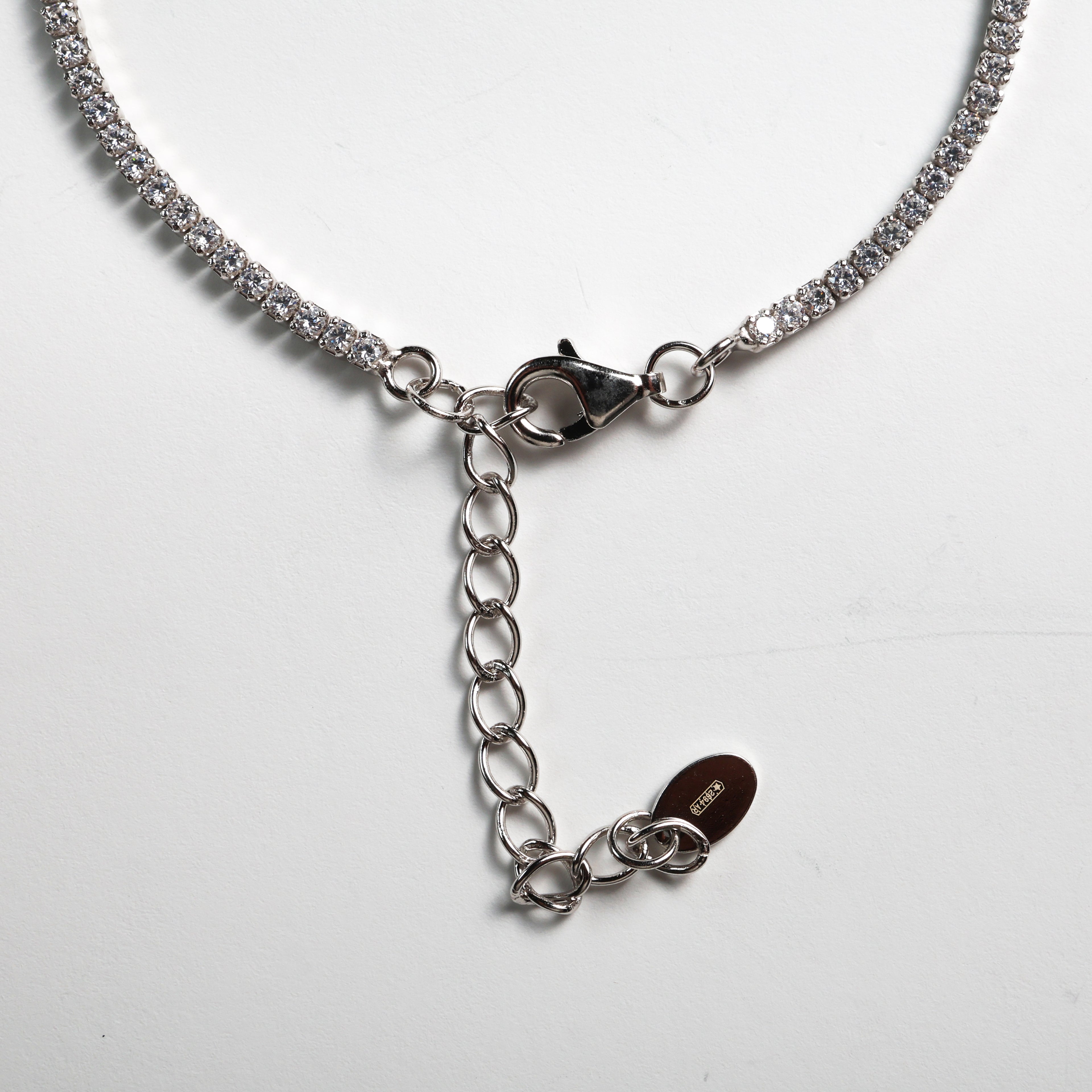 Tennis bianco in argento