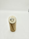 Anello veretta con pietre bianche in argento 925