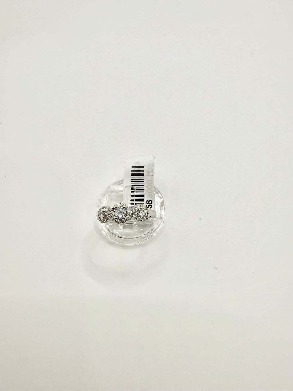 Anello trilogi con lavorazione fiori in argento 925