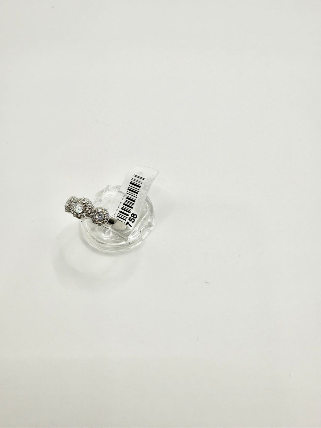 Anello trilogi con lavorazione fiori in argento 925
