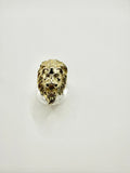 Anello uomo testa di leone in argento 925