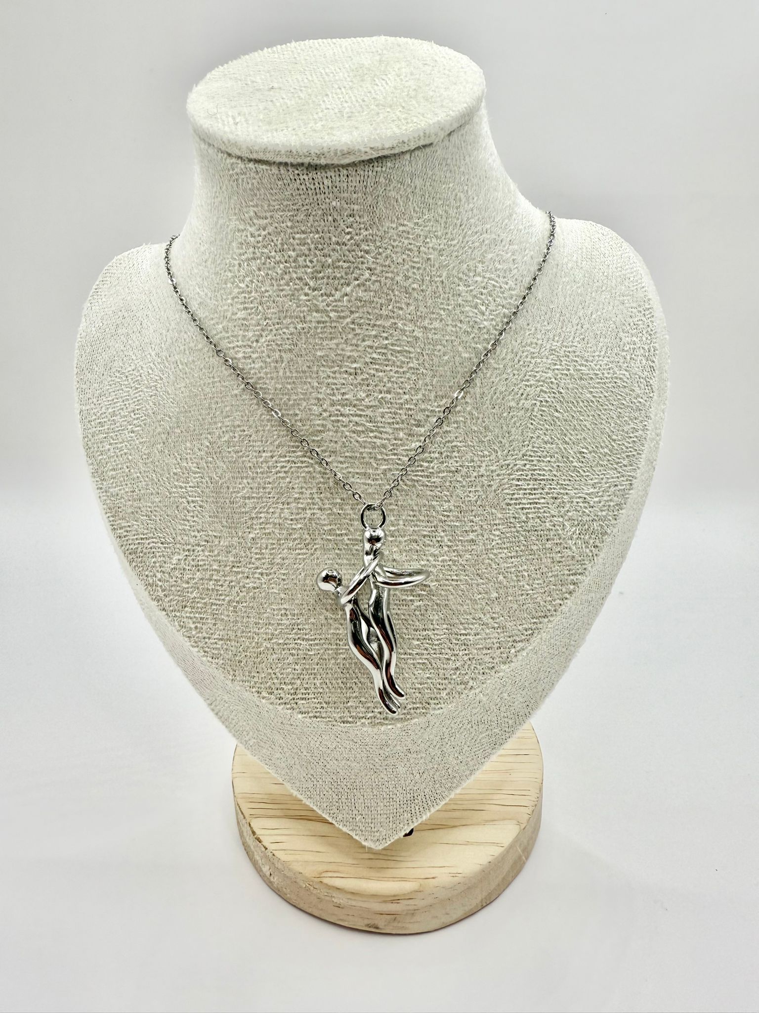 Collana abbraccio silver