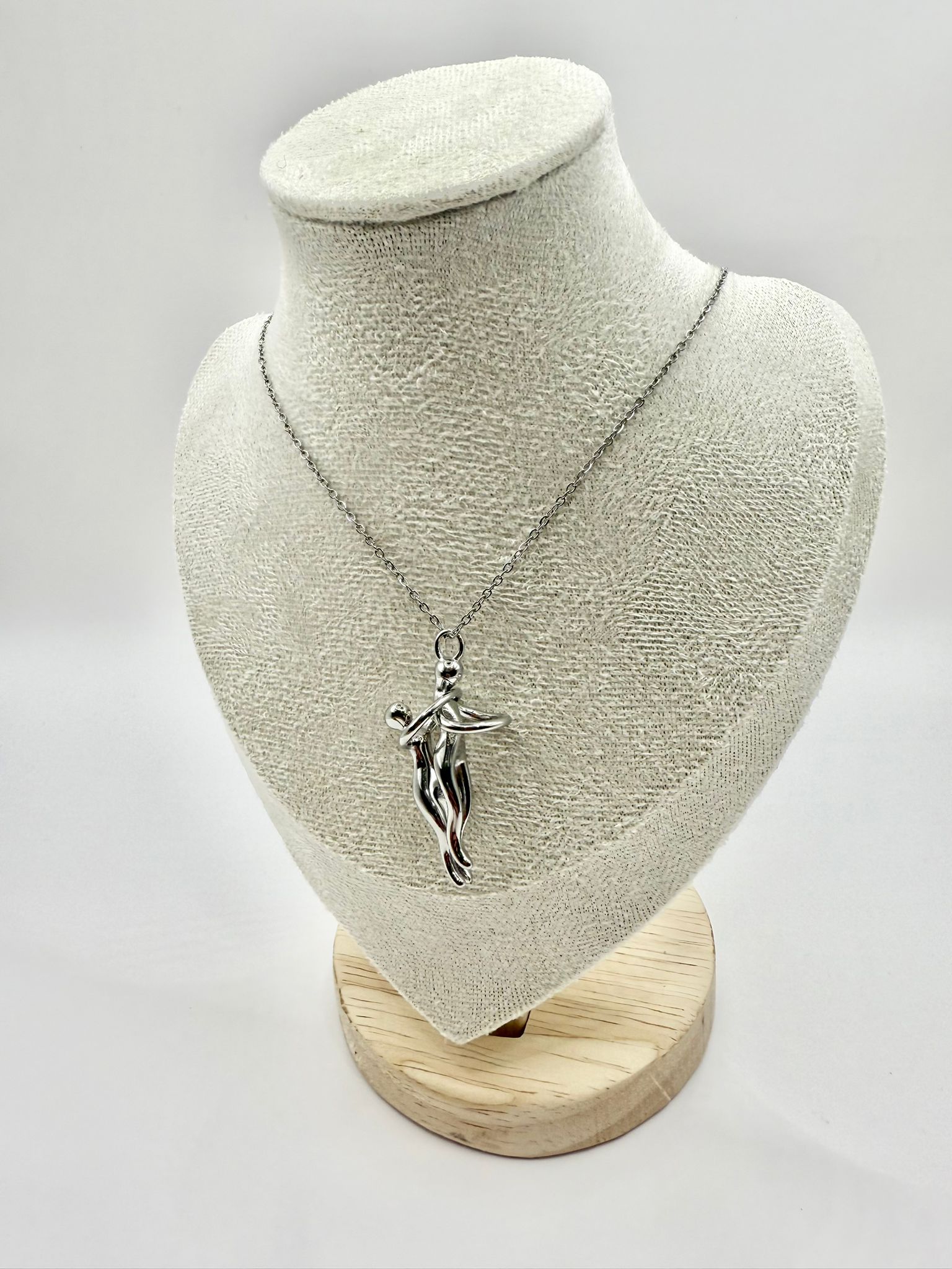 Collana abbraccio silver