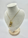Collana abbraccio gold