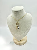 Collana abbraccio bicolor