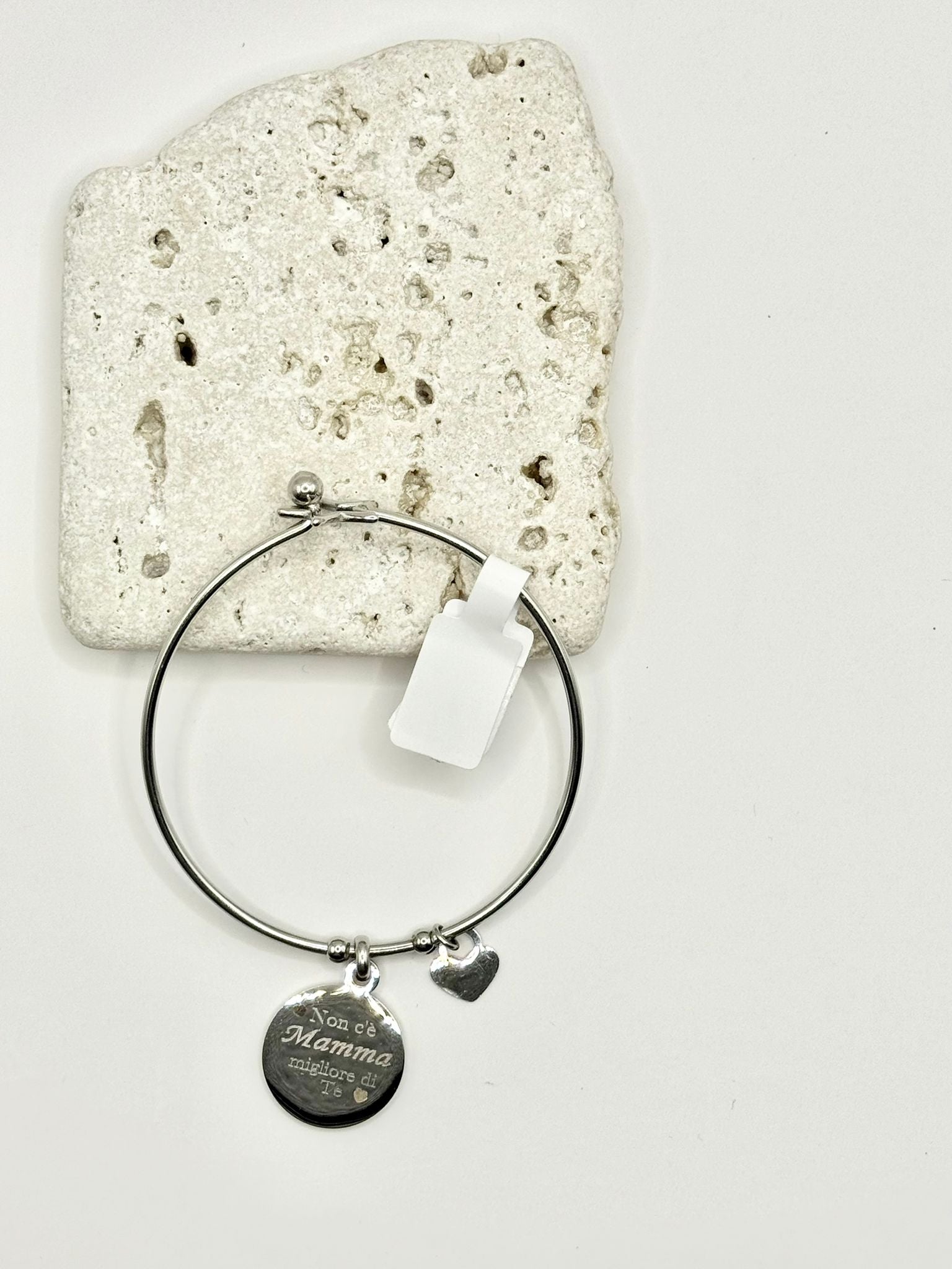 Bracciale con pendente frase per la mamma