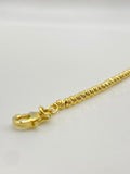 Bracciale mille luci color oro 5mm